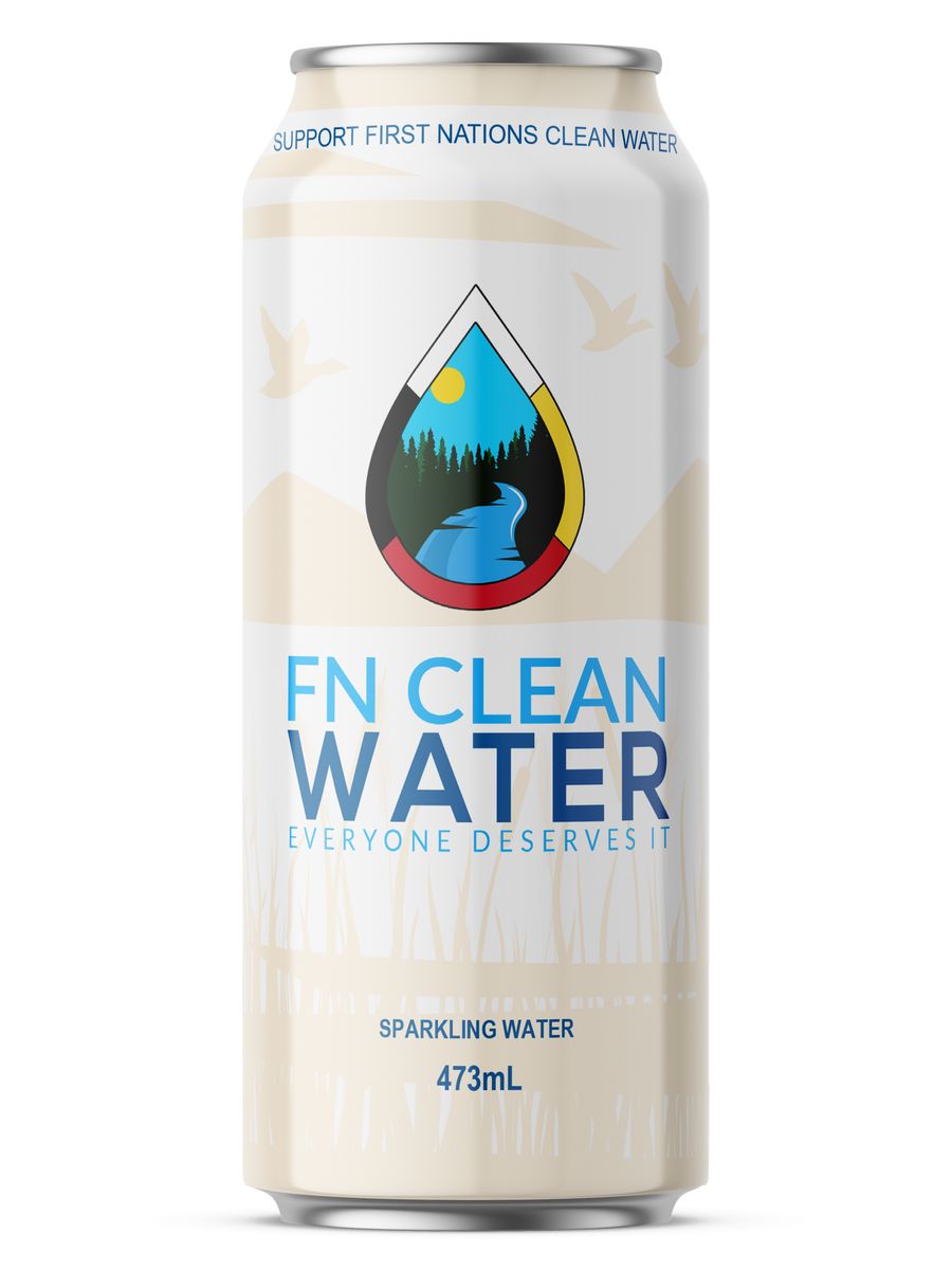 Sparkling Water / FN Clean Water 473ml Aluminum Cans / 24 Cans / Case