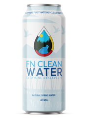 FN Clean Water 473ml Aluminum Cans / 24 Cans / Case