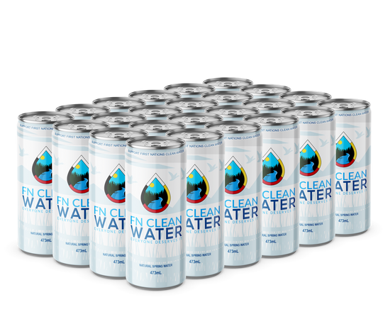 FN Clean Water 473ml Aluminum Cans / 24 Cans / Case