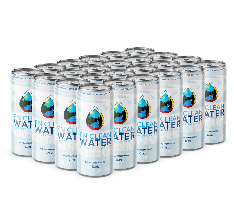 FN Clean Water 473ml Aluminum Cans / 24 Cans / Case